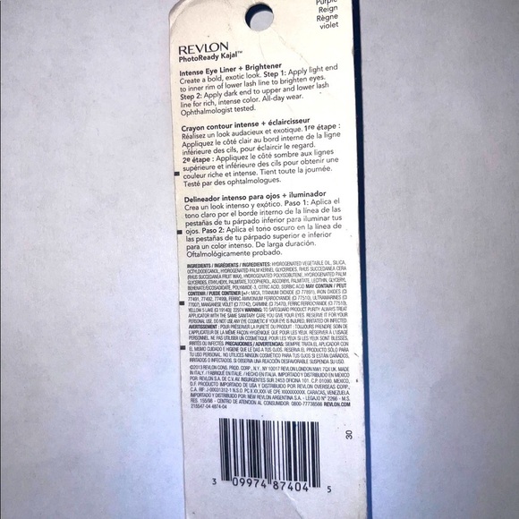 Revlon Photoready Kajal Intense Eye Liner & Brightener in PURPLE REiGN #004 - Picture 2 of 2